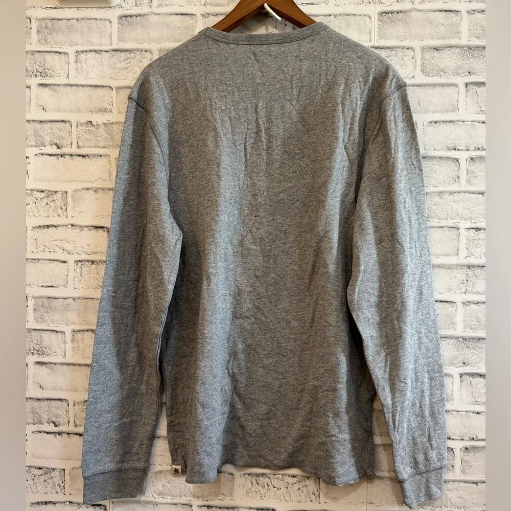 NWT! Men’s Alpine Design buttery soft gray long sleeve crew neck shirt Medium - Picture 2 of 5